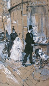 ilk komünyon by Henri de Toulouse Lautrec